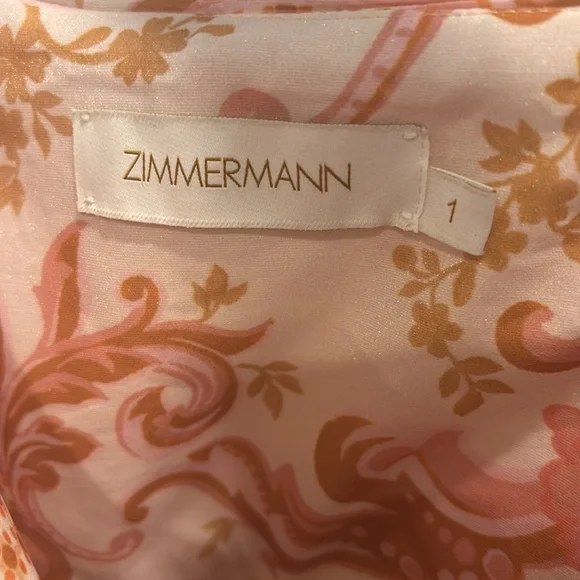 Zimmermann Postcard Patchwork Floral Patterned Women's Skirt - Picture 3 of 5